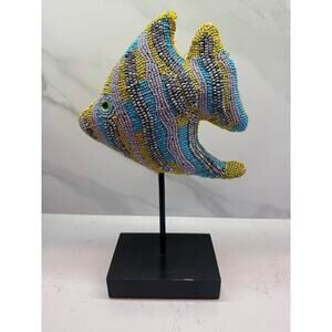 Leila’s Home Beaded Tropical Fish Beach House Decor